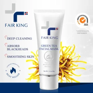 FAIR KING Green Tea Mask Blackhead Nose Oil Control Mask Deep Pore Cleansing Dirt and Blackhead Removal Skin Care Smooth 40g kf S0c264d35363a488393c81c44d54e189fv